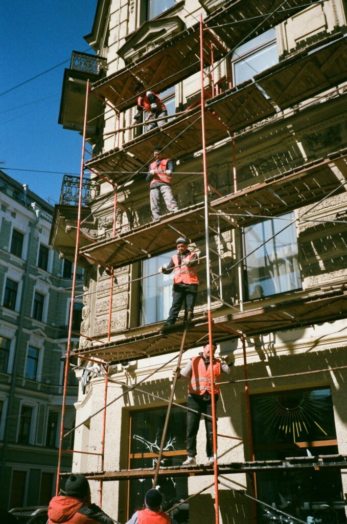 Scaffolders in hailsham