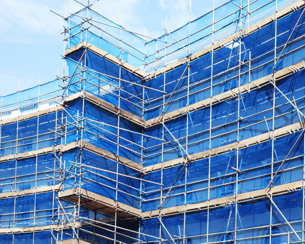 Commercial scaffolding