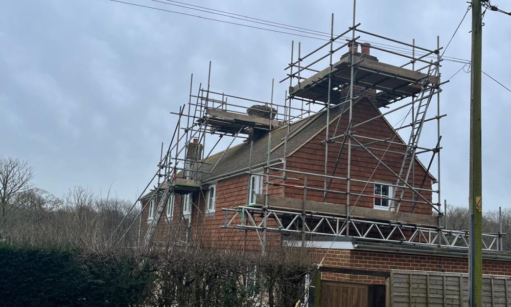 Supporting scaffolding projects across Burgess Hill