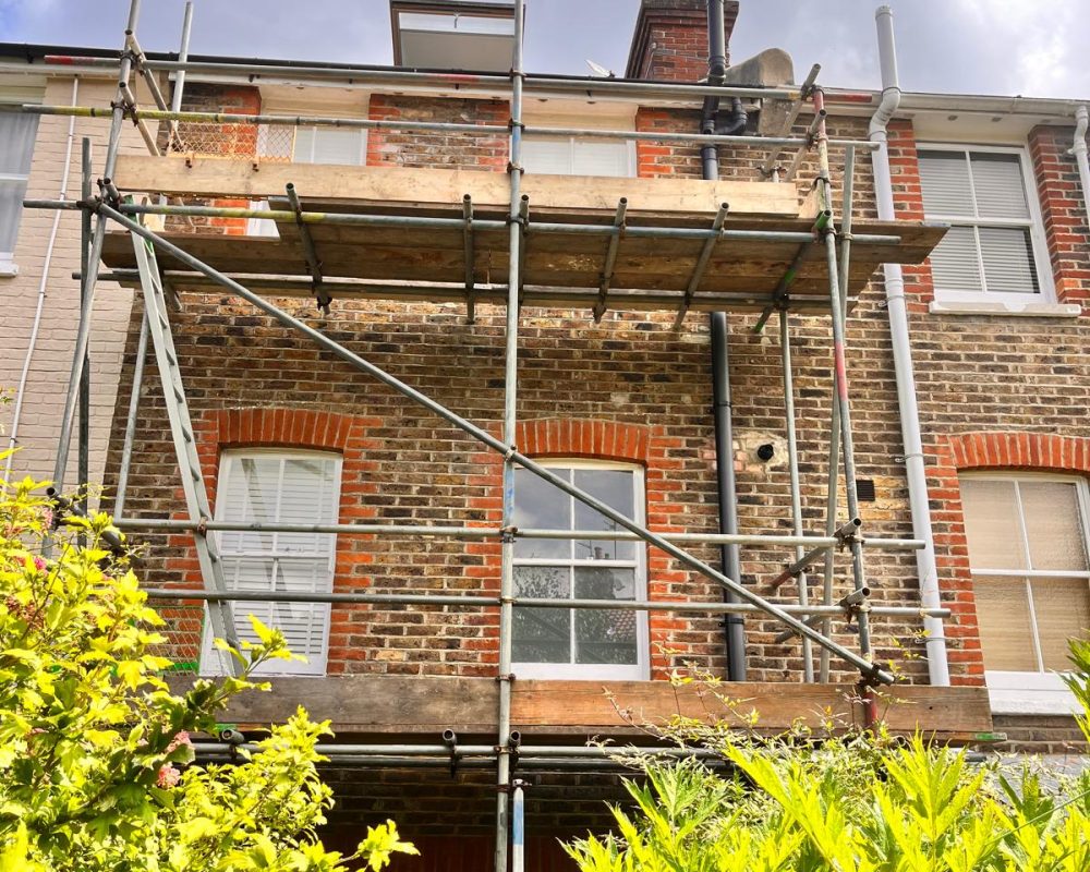 Tailored domestic scaffolding in Lewes