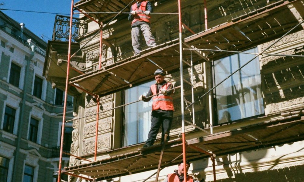 Scaffolders in hailsham