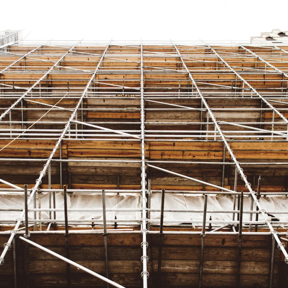 Commercial scaffolding in Lewes